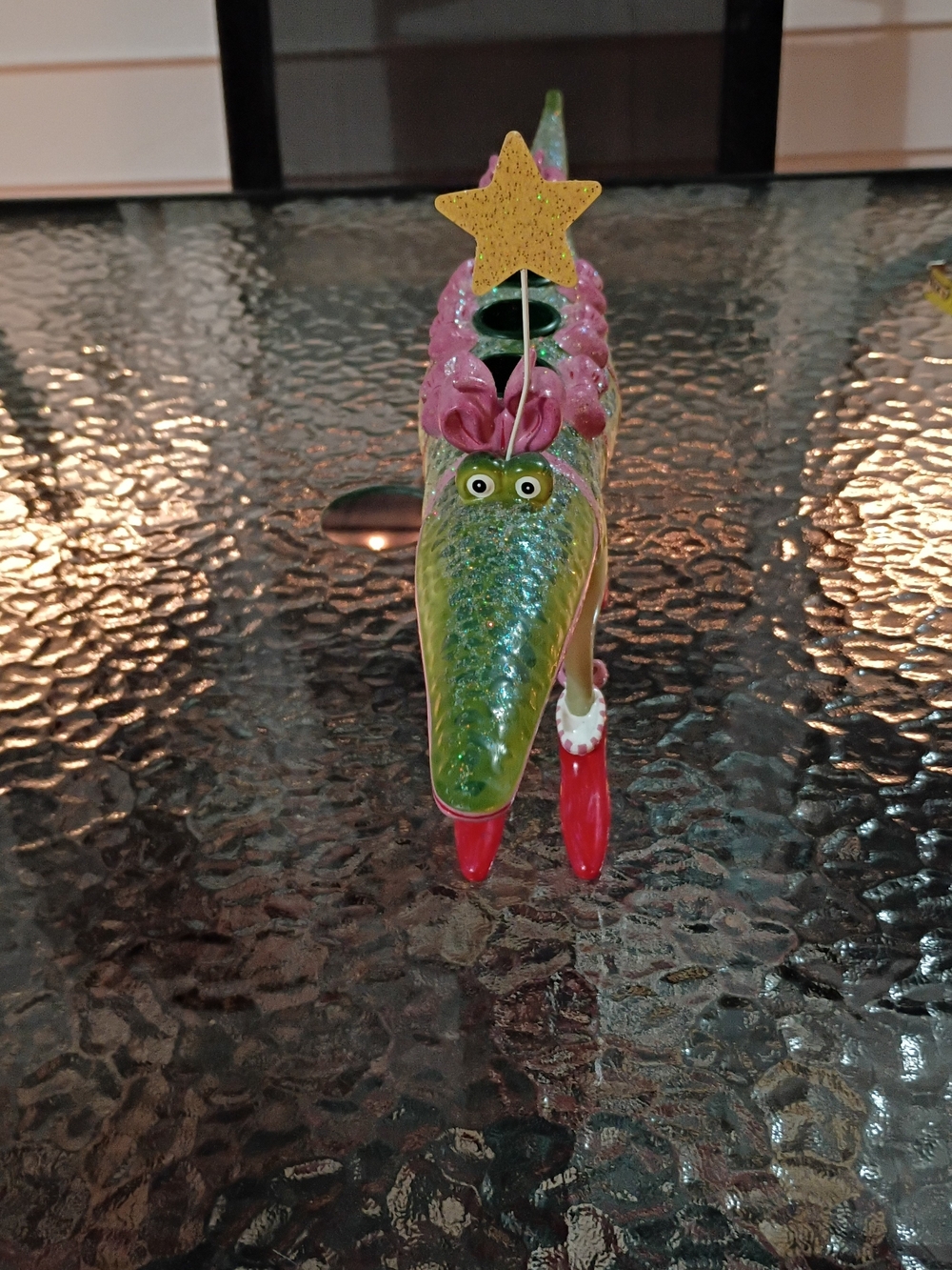 Mackenzie-Childs Department 56 Gloria Alligator Candle Holder..(Please Read)